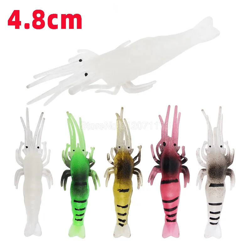 10P Soft Silicone Shrimp Fishing Lures Jig Hooks Wobblers Artificial Crankbaits Bait Goods Accessories Squid Jigs Lure Luminous
10P Soft Silicone Shrimp Fishing Lures Jig Hooks Wobblers Artificial Crankbaits Bait Goods Accessories Squid Jigs Lure Luminous