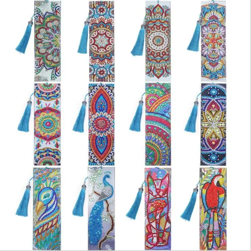 21X6cm Flower Peacock Acrylic 5D Diamond Painting Bookmark Kits Stationery for Teachers Students Bookmark Office School Supplies
21X6cm Flower Peacock Acrylic 5D Diamond Painting Bookmark Kits Stationery for Teachers Students Bookmark Office School Supplies