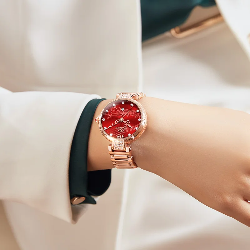 Top Women Watches Stainless Steel Band Waterproof Fashion Ladies Watch Luxury Brand Automatic Mechanical Wristwatch Reloj Mujer
Top Women Watches Stainless Steel Band Waterproof Fashion Ladies Watch Luxury Brand Automatic Mechanical Wristwatch Reloj Mujer