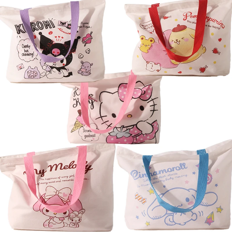 Холщовая Сумка Kawaii из анимационной серии Kitty Kuromi Mymelody Cinnamorol сумка через плечо сумка для покупок сумка с мультяшным принтом
Холщовая Сумка Kawaii из анимационной серии Kitty Kuromi Mymelody Cinnamorol сумка через плечо сумка для покупок сумка с мультяшным принтом