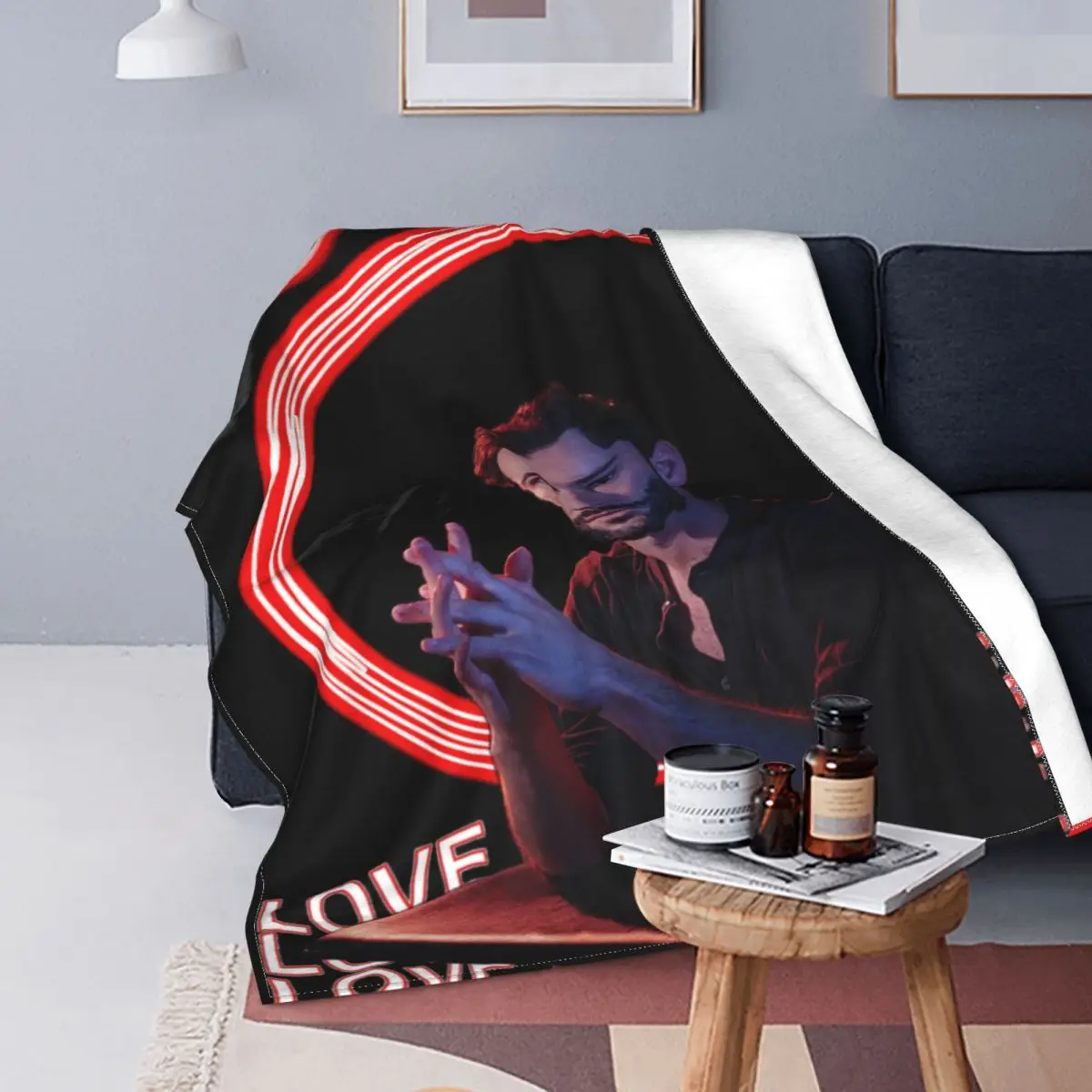 Lucifer Morningstar Magic Flannel Blankets Tom Ellis Funny Throw Blanket for Sofa Bedding Lounge 125*100cm
Lucifer Morningstar Magic Flannel Blankets Tom Ellis Funny Throw Blanket for Sofa Bedding Lounge 125*100cm