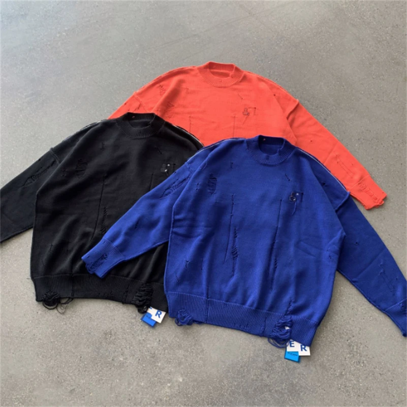 Ader Error Sweater Men Women High Quality Hole Design Knitting Adererror Pullover Pasted Cloth Embroidery Solid Color Sweaters
Ader Error Sweater Men Women High Quality Hole Design Knitting Adererror Pullover Pasted Cloth Embroidery Solid Color Sweaters