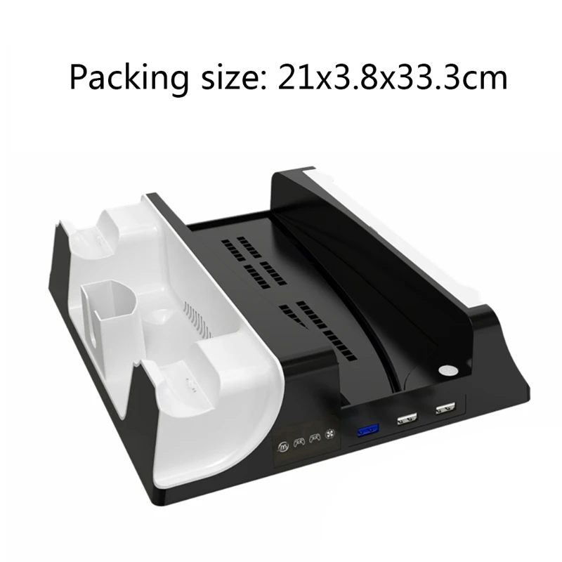 C9GD Multi-Function Charger Base Game Disc Storage Cooling Fan For PS5 Handle Base Vertical Cooling Stand 
C9GD Multi-Function Charger Base Game Disc Storage Cooling Fan For PS5 Handle Base Vertical Cooling Stand