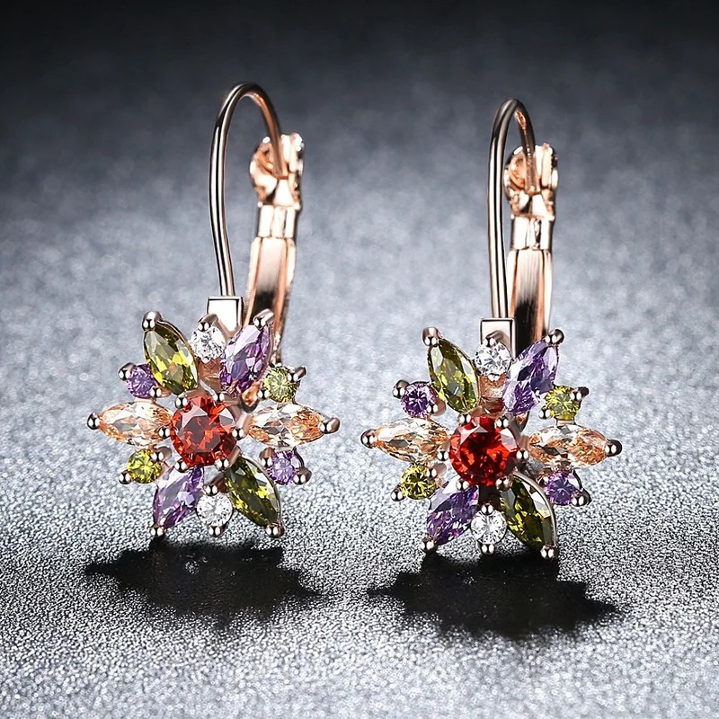 New Fashion Female Jewelry Hot Sale Flower Earrings Exaggerated Earrings Zircon Ear Buckles Colorful Sunflower Earrings
New Fashion Female Jewelry Hot Sale Flower Earrings Exaggerated Earrings Zircon Ear Buckles Colorful Sunflower Earrings