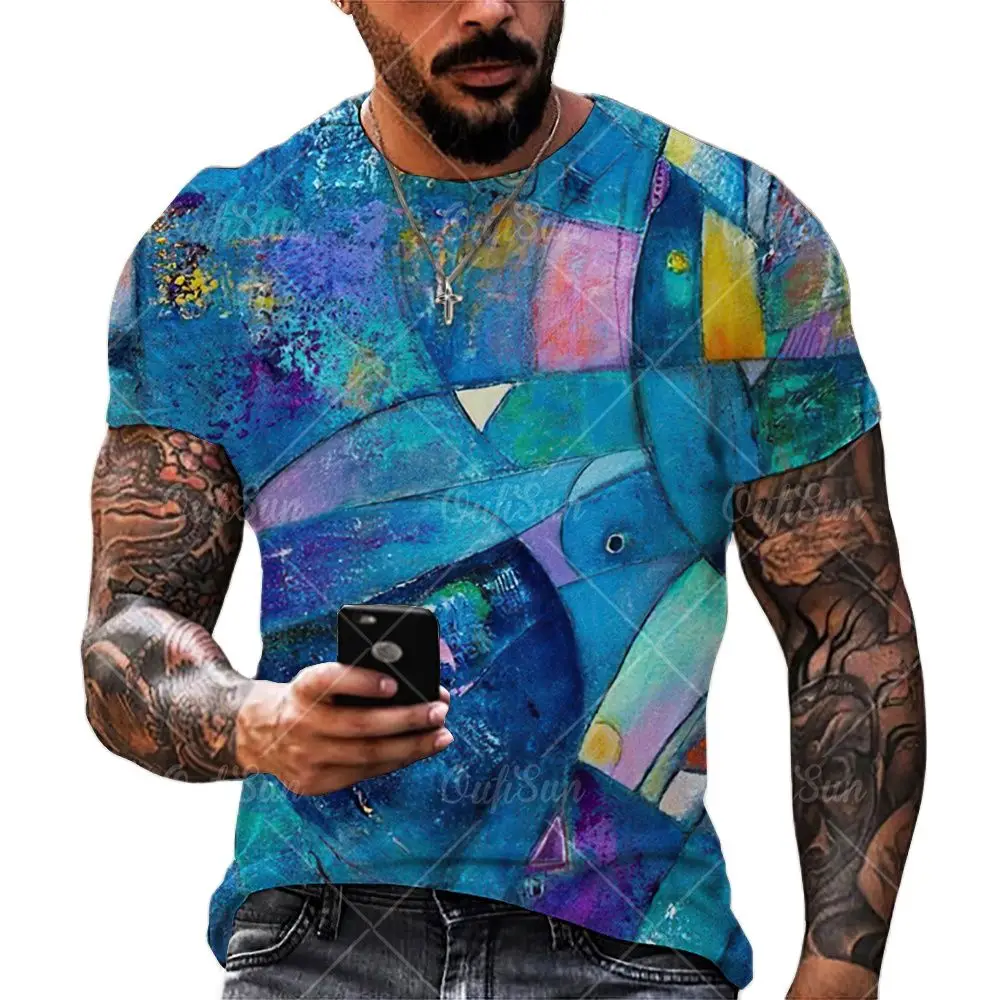 Character Illustration pattern Oversized T-Shirt Fashion O-Neck Short Sleeve Smokes Figure Men T-Shirt Comfortable Street Tops
Character Illustration pattern Oversized T-Shirt Fashion O-Neck Short Sleeve Smokes Figure Men T-Shirt Comfortable Street Tops