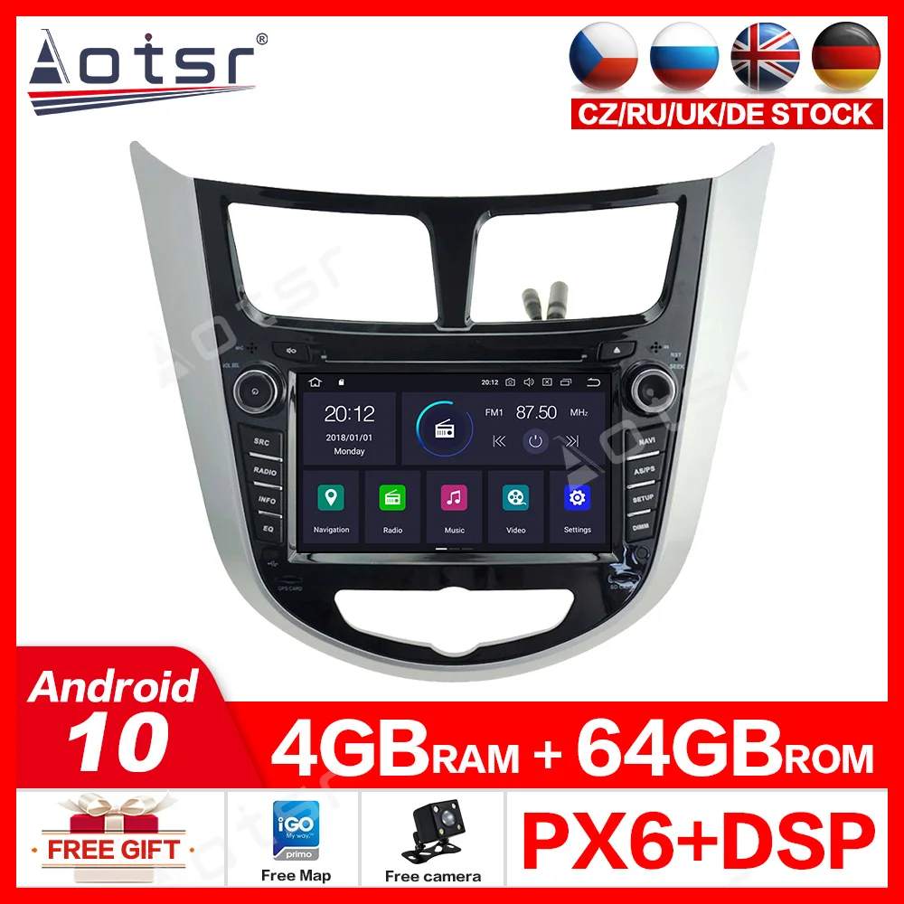 Aotsr Android 9. 0 4G + 64GB GPS радио плеер для Hyundai Verna Solaris I25 10,0 2010 с автомобильным Стерео Радио мультимедийный GPS
Aotsr Android 9. 0 4G + 64GB GPS радио плеер для Hyundai Verna Solaris I25 10,0 2010 с автомобильным Стерео Радио мультимедийный GPS