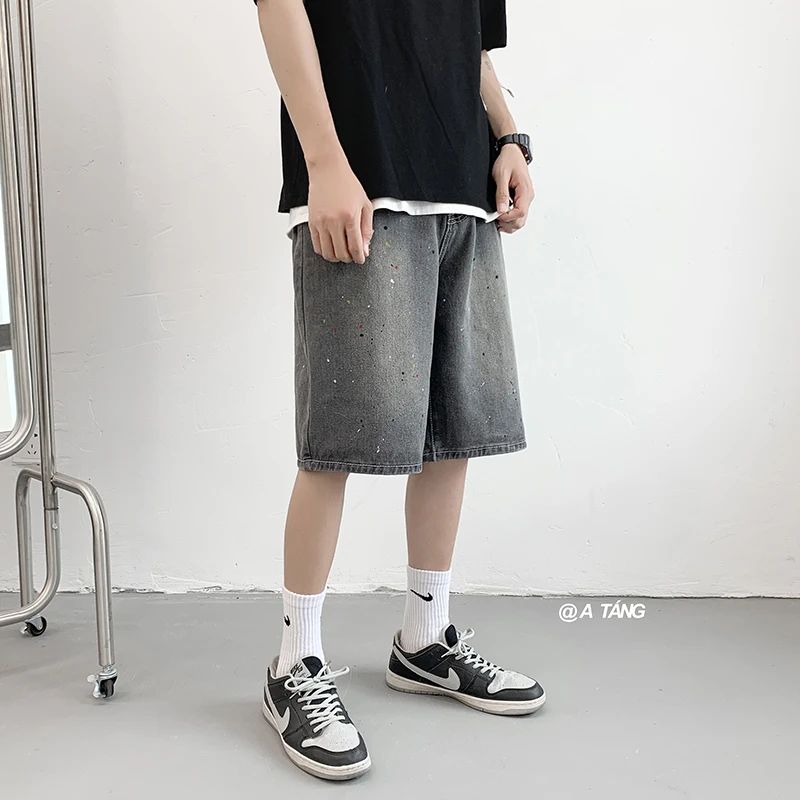 Men's Shorts 2021 Summer New Fashion Trend Wild Handsome Slim Fit Loose Simple Straight Waist Casual Denim Five-point Pants
Men's Shorts 2021 Summer New Fashion Trend Wild Handsome Slim Fit Loose Simple Straight Waist Casual Denim Five-point Pants