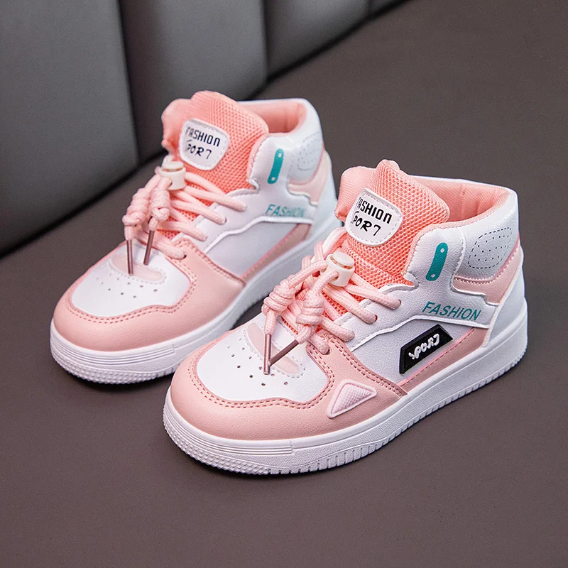 Kids High Top Sports Shoes New Autumn Student Casual Sneakers Toddlers Girls Shoes Non-slip Lace Up School Basketball Shoes Boys
Kids High Top Sports Shoes New Autumn Student Casual Sneakers Toddlers Girls Shoes Non-slip Lace Up School Basketball Shoes Boys