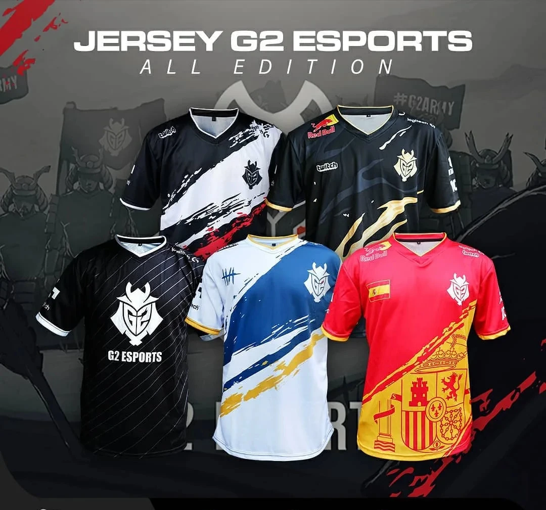 2021G2 e-sports various fashion T-shirts Hot G2 e-sports game jersey LOL CSGO e-sports men's and women's short-sleeved T-shirt
2021G2 e-sports various fashion T-shirts Hot G2 e-sports game jersey LOL CSGO e-sports men's and women's short-sleeved T-shirt