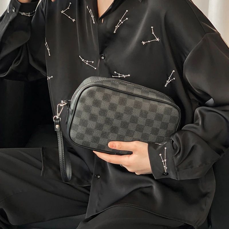 Classic Plaid Design Day Clutches Bag Fashion Brand Men Wristlets Wallet Leather PU Small Handbags Phone Coin Card Purses Sac
Classic Plaid Design Day Clutches Bag Fashion Brand Men Wristlets Wallet Leather PU Small Handbags Phone Coin Card Purses Sac