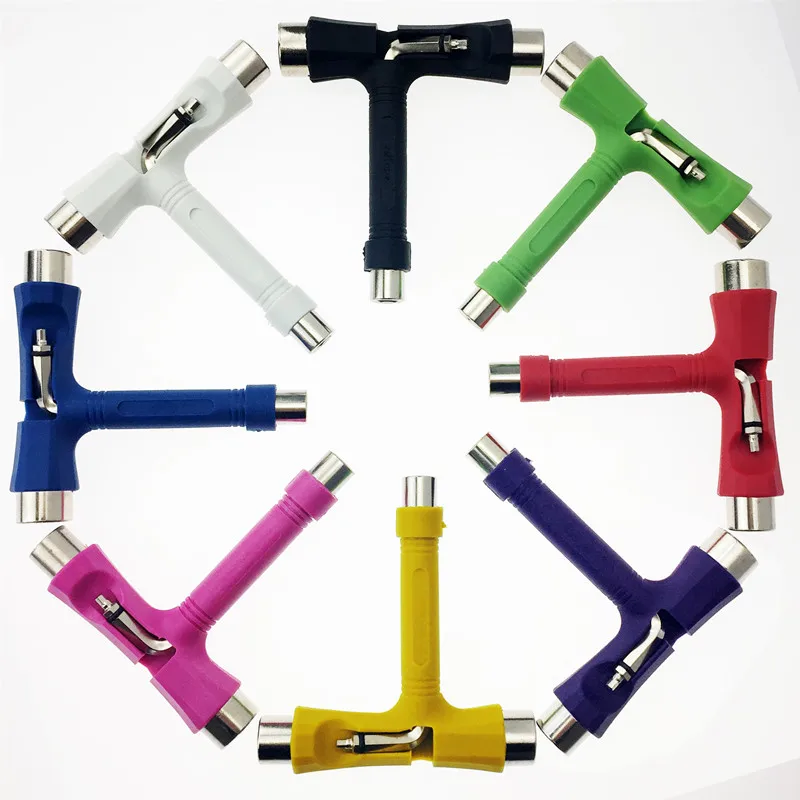 T-type Skateboard Tool All In One Screwdriver Socket Multifunction Skate T-Tool Mini Kick Scooter Tool
T-type Skateboard Tool All In One Screwdriver Socket Multifunction Skate T-Tool Mini Kick Scooter Tool