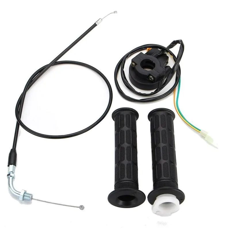 Motorcycle Handle Grips Twist Throttle Cable Set Universal Motorbike Twist Throttle Accelerator Hand Grips Motorcycle Accessorie
Motorcycle Handle Grips Twist Throttle Cable Set Universal Motorbike Twist Throttle Accelerator Hand Grips Motorcycle Accessorie