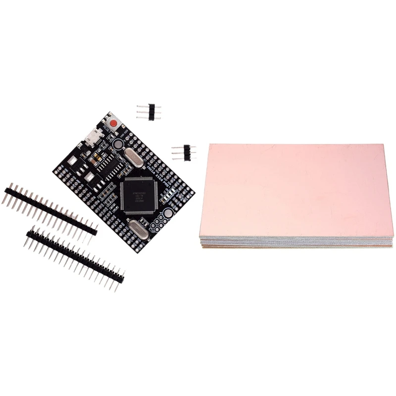 1 шт. MEGA 2560 PRO встроенный чип CH340G/ATMEGA2560-16AU и 10 шт. 10x15 см двусторонний PCB ламинат с медным покрытием
1 шт. MEGA 2560 PRO встроенный чип CH340G/ATMEGA2560-16AU и 10 шт. 10x15 см двусторонний PCB ламинат с медным покрытием