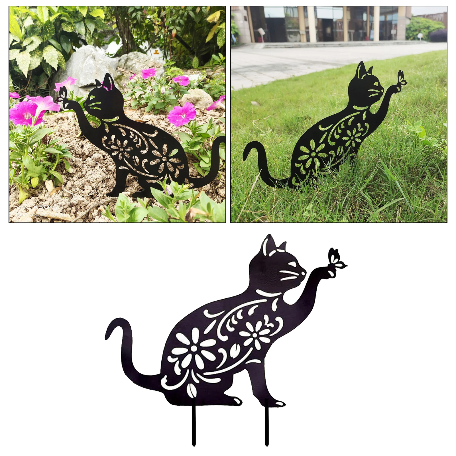 Animal Silhouettes Art Decor Lively Metal Cat Garden Stakes for Cottage Garage Barn Yard Park Backyard Patio Ornaments
Animal Silhouettes Art Decor Lively Metal Cat Garden Stakes for Cottage Garage Barn Yard Park Backyard Patio Ornaments