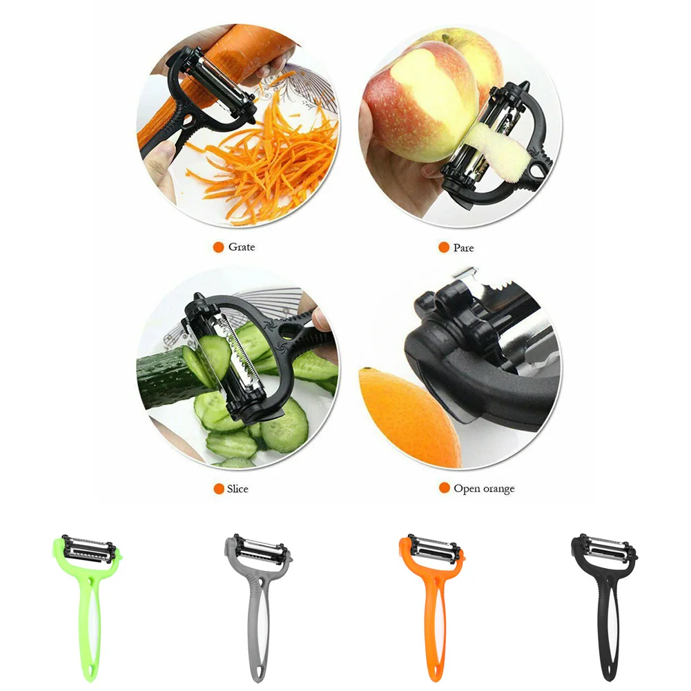 3 In 1 Pp+420 Stainless Steel 15.1*9cm Potato Peeler Rotary Vegetable Carrot Fruit Wavy Chipping French Cutter
3 In 1 Pp+420 Stainless Steel 15.1*9cm Potato Peeler Rotary Vegetable Carrot Fruit Wavy Chipping French Cutter