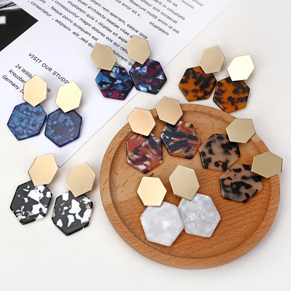 New Korean Geometric Drop Earrings 2021 for Women Fashion Vintage Geometric Acrylic Dangle Hanging Earring Jewelry
New Korean Geometric Drop Earrings 2021 for Women Fashion Vintage Geometric Acrylic Dangle Hanging Earring Jewelry