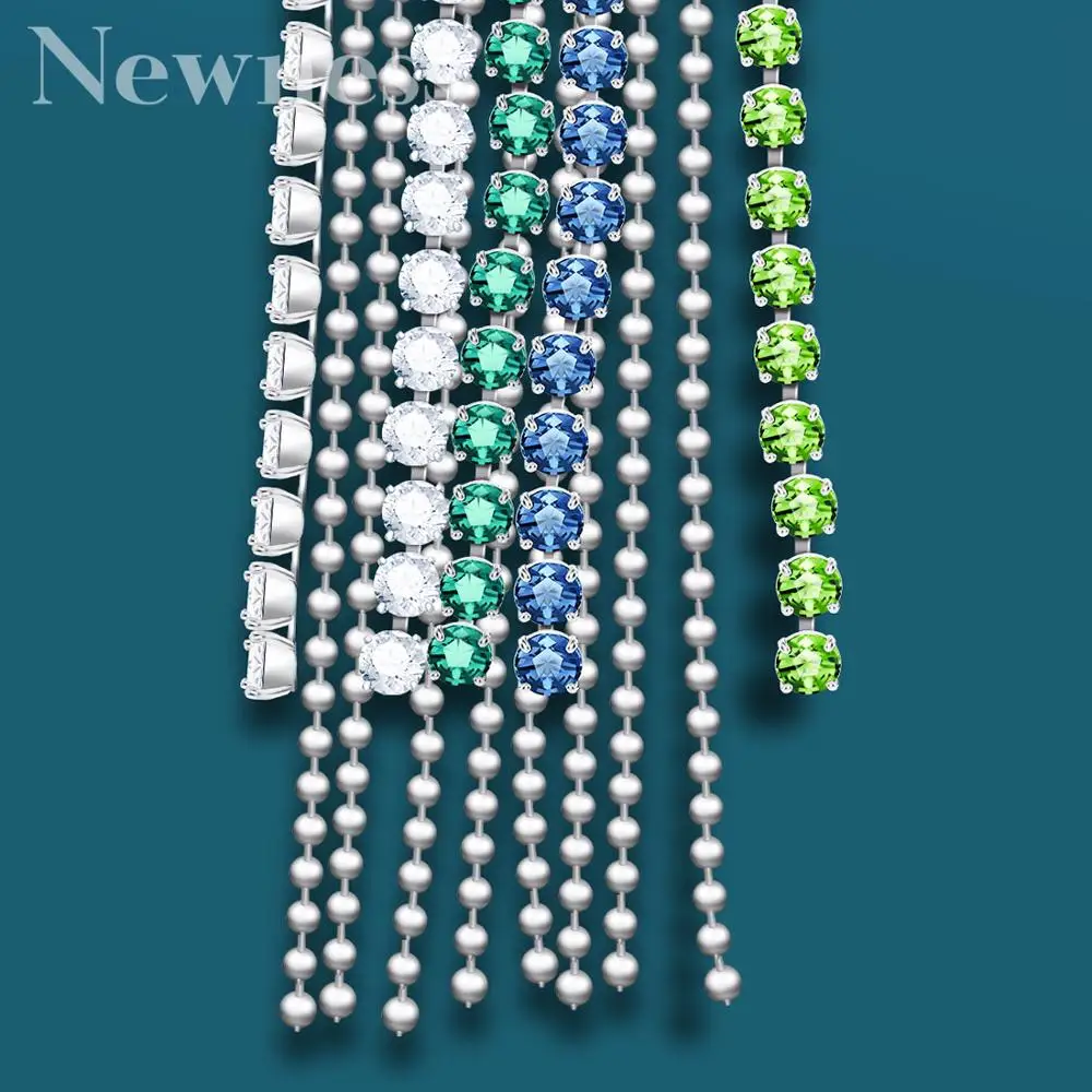 Newness Luxury Super Long Tassels Earrings For Women Wedding Cubic Zirconia CZ DUBAI Bridal Earrings boucle d'oreille femme
Newness Luxury Super Long Tassels Earrings For Women Wedding Cubic Zirconia CZ DUBAI Bridal Earrings boucle d'oreille femme