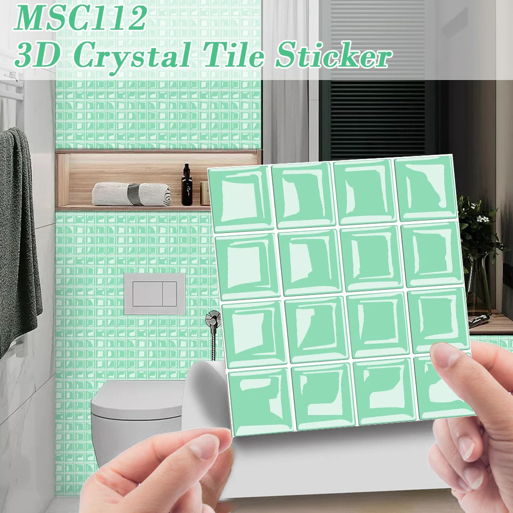 10pcs Mosaic Tile Sticker 3D Self-Adhesive Removable Wall Paper Tile DIY Craft Decoration for Kitchen Bathroom Waterproof Tiles
10pcs Mosaic Tile Sticker 3D Self-Adhesive Removable Wall Paper Tile DIY Craft Decoration for Kitchen Bathroom Waterproof Tiles