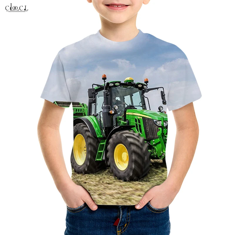 CLOOCL Summer New Children's T-shirt Tractor 3D Print Boy Girl Christmas Outfit Daughter Matching Clothes Hip Hop Tees Tops
CLOOCL Summer New Children's T-shirt Tractor 3D Print Boy Girl Christmas Outfit Daughter Matching Clothes Hip Hop Tees Tops