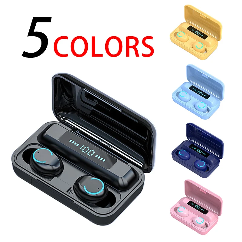 F9-9 Heavy Bass Wireless Earphones Bluetooth Headphones 5.0 High-end In-ear Earbuds 5 Colors Optional
F9-9 Heavy Bass Wireless Earphones Bluetooth Headphones 5.0 High-end In-ear Earbuds 5 Colors Optional
