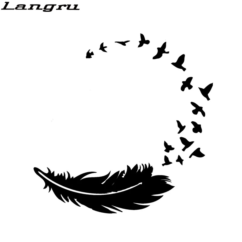 Langru 15cm*15cm Birds Feather Fashion Decor Vinyl Graphics Decals Car Sticker Accessories Jdm
Langru 15cm*15cm Birds Feather Fashion Decor Vinyl Graphics Decals Car Sticker Accessories Jdm