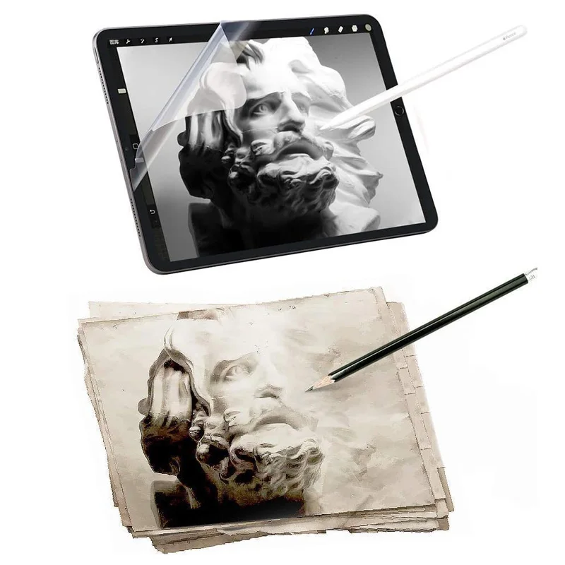 2020 Pro 11 10.2 7th 8th Gen Paper Like Screen Protector Film Matte PET Painting Write For Apple iPad 9.7 Air 2 3 4 10.5 10.9
2020 Pro 11 10.2 7th 8th Gen Paper Like Screen Protector Film Matte PET Painting Write For Apple iPad 9.7 Air 2 3 4 10.5 10.9