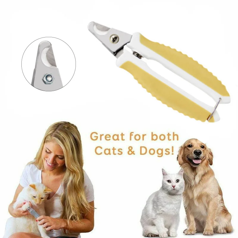 Stainless Steel Nail Clippers for Pets Cat Safety Clipper Dog Cleaning Tools Grooming Trimmer Supplies Cutter 
Stainless Steel Nail Clippers for Pets Cat Safety Clipper Dog Cleaning Tools Grooming Trimmer Supplies Cutter