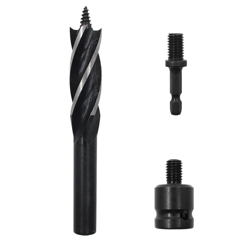 Woodworking Brad point drill bits electric wrench air batch hexagonal handle Tapper four-slot four-blade drill bit
Woodworking Brad point drill bits electric wrench air batch hexagonal handle Tapper four-slot four-blade drill bit