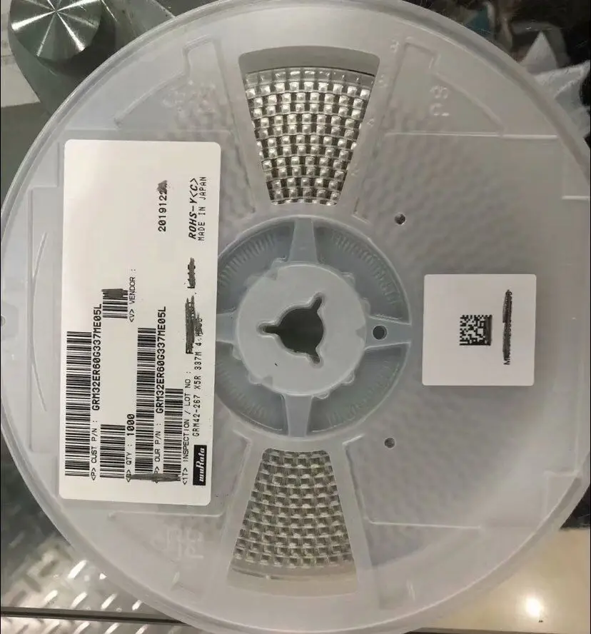GRM32ER60G337ME05L SMD MLCC 1210 330uF(337) ±20% 4V Ceramic Capacitor GRM32ER61E226KE15L SMD MLCC 1210 22uF(226) ±10% 25V NRND
GRM32ER60G337ME05L SMD MLCC 1210 330uF(337) ±20% 4V Ceramic Capacitor GRM32ER61E226KE15L SMD MLCC 1210 22uF(226) ±10% 25V NRND