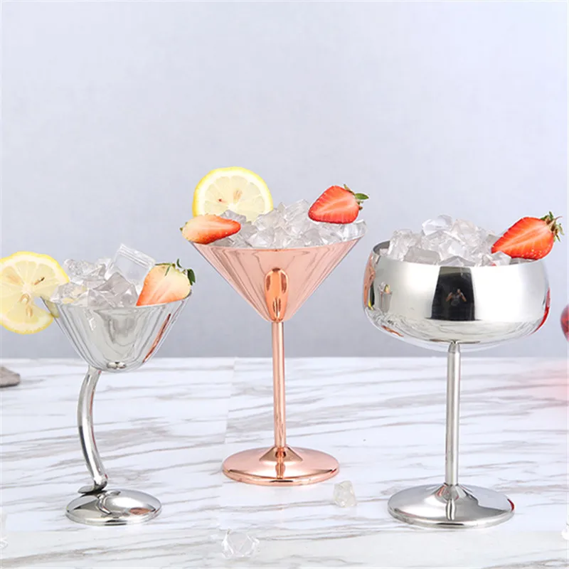 350ml Electroplated Cocktail Glass Goblet 304 Stainless Steel Red Wine Cup Champagne Glasses(150ml) Stemware Drinkware Bar Tools
350ml Electroplated Cocktail Glass Goblet 304 Stainless Steel Red Wine Cup Champagne Glasses(150ml) Stemware Drinkware Bar Tools