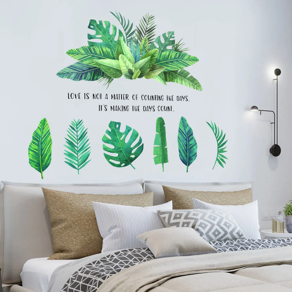 English Green Plant Wall Sticker Living Room Bedroom Wall Decoration Wall Sticker for Office Bar Wall Sticker Kids Room 4 Pieces
English Green Plant Wall Sticker Living Room Bedroom Wall Decoration Wall Sticker for Office Bar Wall Sticker Kids Room 4 Pieces