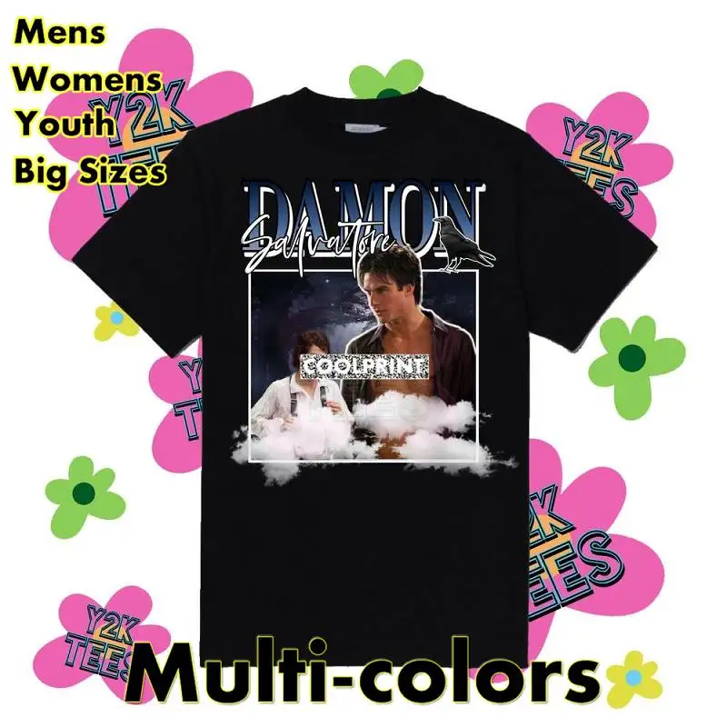 Damon Salvatore 90s GRAPHIC TEE T Shirts Oversized Mens Novelty t-shirts Printed Shirts
Damon Salvatore 90s GRAPHIC TEE T Shirts Oversized Mens Novelty t-shirts Printed Shirts