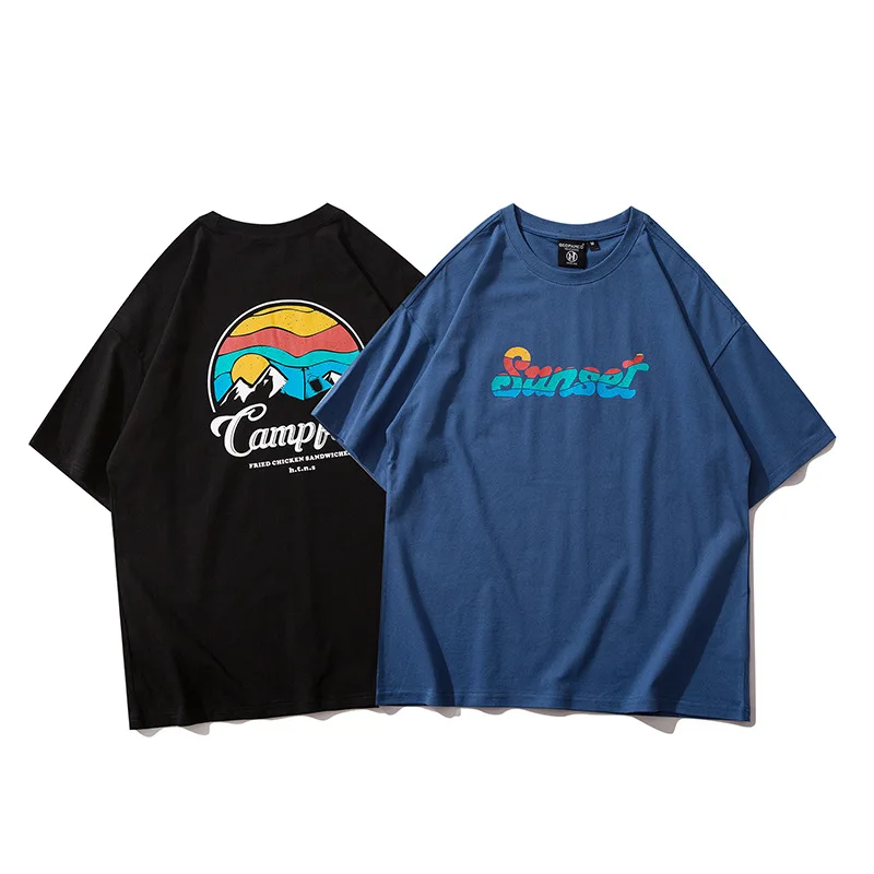 Fashion Hip Hop Graffiti Print Tees Couple Tops Casual Short Sleeve Loose T Shirts Streetwear Hipster Pure Cotton Tshirts Women
Fashion Hip Hop Graffiti Print Tees Couple Tops Casual Short Sleeve Loose T Shirts Streetwear Hipster Pure Cotton Tshirts Women