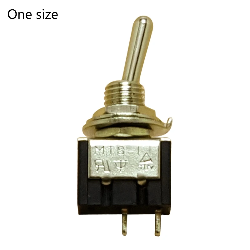 

5pcs MTS-101 2 Pin SPST Switch ON-OFF 2 Position 6A 250V AC Mini Electrical Toggle Switches 6MM Mounting Hole
