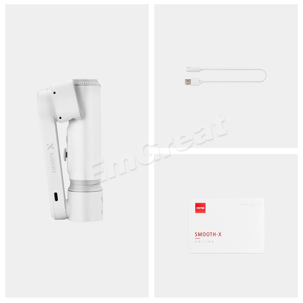 Портативная Складная селфи-палка Zhiyun Smooth X ручной шарнирный стабилизатор для