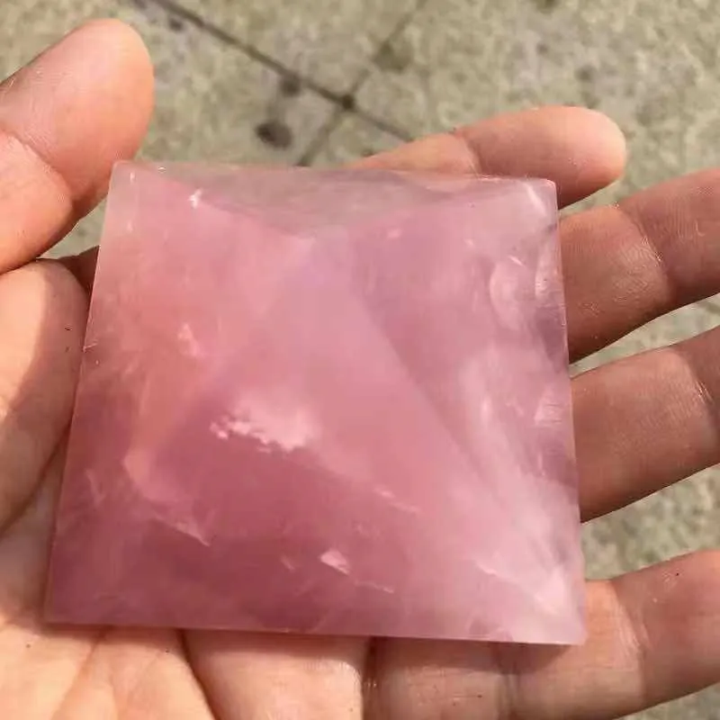 MOKAGY 55-60mm Natural Pink Rose Quartz Energy Healing Crystal Gemstone Chakra Pyramids 1pc
MOKAGY 55-60mm Natural Pink Rose Quartz Energy Healing Crystal Gemstone Chakra Pyramids 1pc