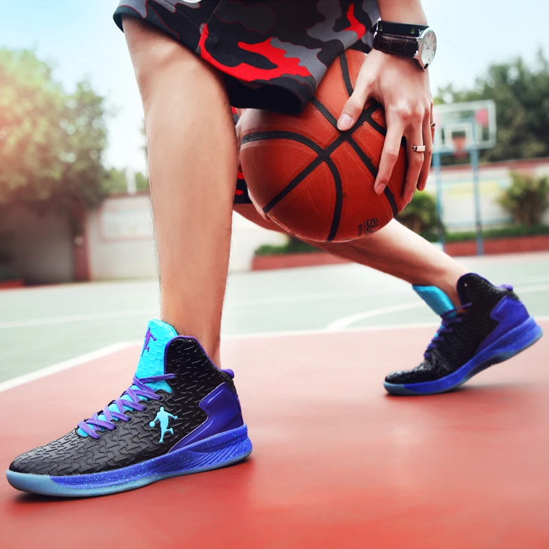 Man High-top Basketball Shoes Men's Cushioning Light Basketball Sneakers Anti-skid Breathable Outdoor Sports Jordan Shoes
Man High-top Basketball Shoes Men's Cushioning Light Basketball Sneakers Anti-skid Breathable Outdoor Sports Jordan Shoes