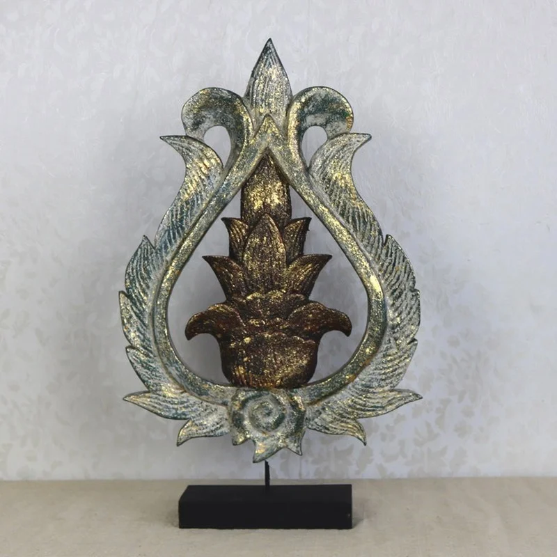 Southeast Asian crafts solid wood hand-carved retro distressed living room wine cabinet TV cabinet decoration ornaments
Southeast Asian crafts solid wood hand-carved retro distressed living room wine cabinet TV cabinet decoration ornaments