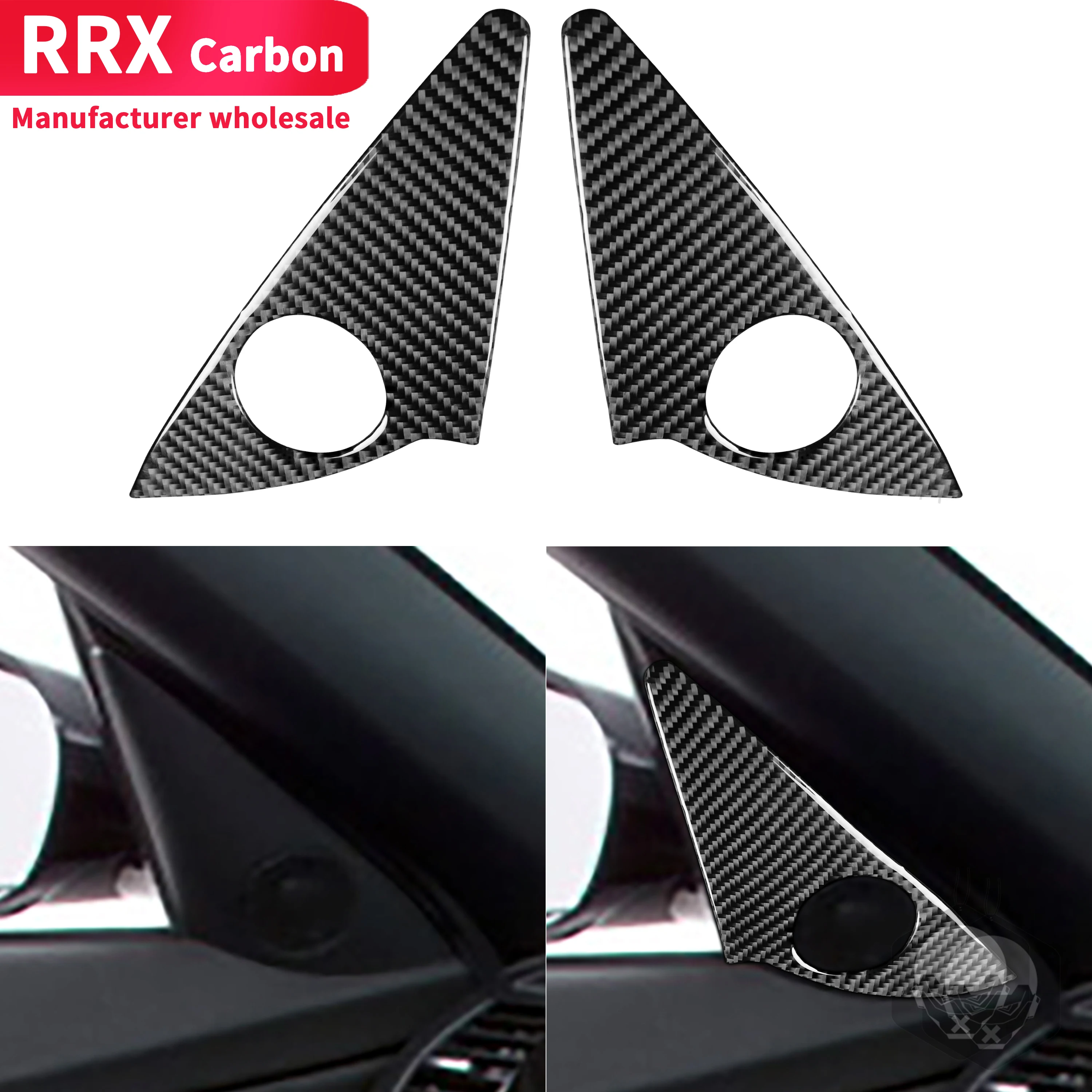 For BMW Z4 E85 2003 2004 2005 2006 2007 2008 Carbon Fiber Stickers Black Color Car Front Door Triangle Horn Panel Cover Parts
For BMW Z4 E85 2003 2004 2005 2006 2007 2008 Carbon Fiber Stickers Black Color Car Front Door Triangle Horn Panel Cover Parts