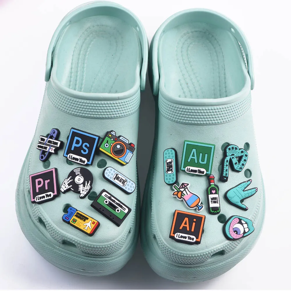 Latest New Charms For Clog Shoes Accessories Video Game Controller Camer CD Coffee Tea Shoe Buckle Decoration For croc Kid Gifts 
Latest New Charms For Clog Shoes Accessories Video Game Controller Camer CD Coffee Tea Shoe Buckle Decoration For croc Kid Gifts