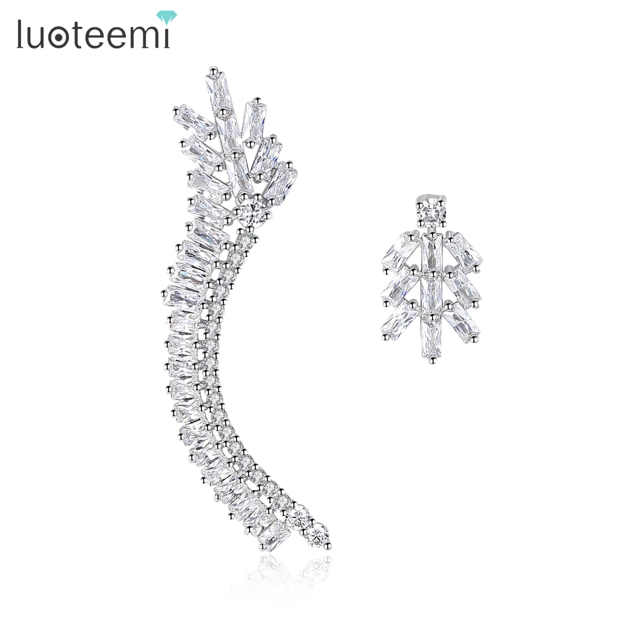 LUOTEEMI Fashion Clip Stud Earrings for Women Irregular White Gold Color Jewellery Girl Christmas Femme Valentine's Day Gifts
LUOTEEMI Fashion Clip Stud Earrings for Women Irregular White Gold Color Jewellery Girl Christmas Femme Valentine's Day Gifts
