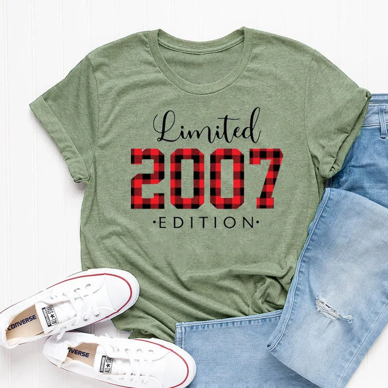 Винтажная клетчатая рубашка 2007, летние футболки из 100% хлопка с леопардовым принтом, подарок на 14 день рождения, ограниченная серия, Повседне...
Винтажная клетчатая рубашка 2007, летние футболки из 100% хлопка с леопардовым принтом, подарок на 14 день рождения, ограниченная серия, Повседне...