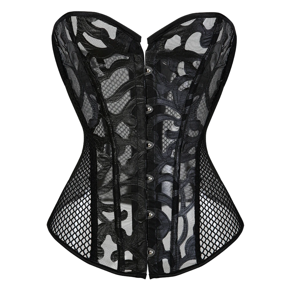 Kорсет Woman Sexy See Through Transparent Mesh Corset Lingerie Corgested Bustiers Woman Top Body Shapewear Erotic Lingerie
Kорсет Woman Sexy See Through Transparent Mesh Corset Lingerie Corgested Bustiers Woman Top Body Shapewear Erotic Lingerie