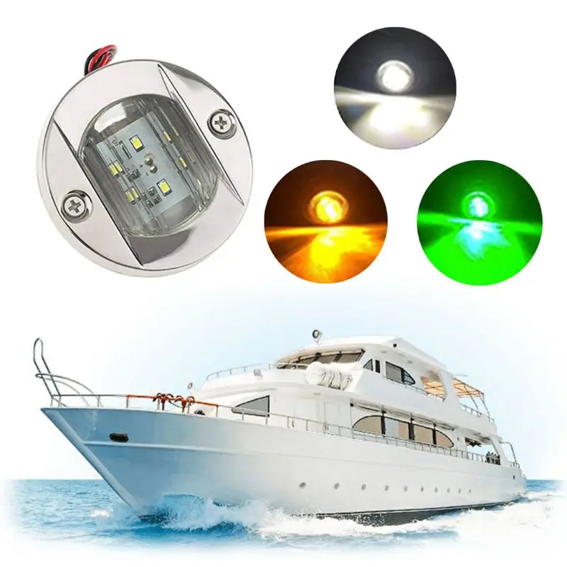 1pc DC 12V LED Round Stainless Steel transom boat light -Boat/Yacht/Marine/Stern
1pc DC 12V LED Round Stainless Steel transom boat light -Boat/Yacht/Marine/Stern