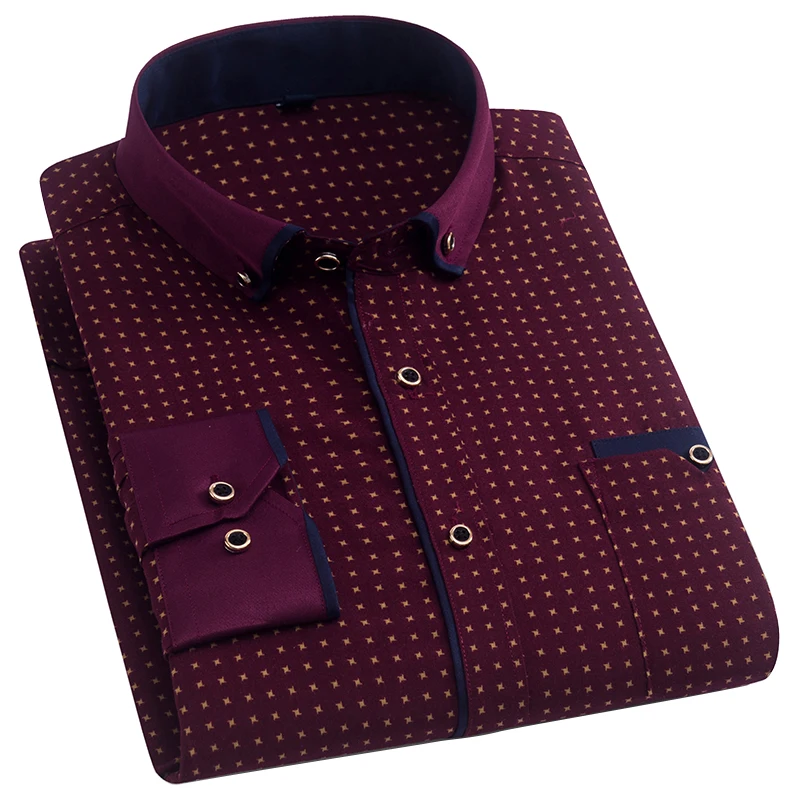 AOLIWEN brand men Autumn print stitching collar long sleeve casual shirts for men Fashion comfortable anti wrinkle slim shirts
AOLIWEN brand men Autumn print stitching collar long sleeve casual shirts for men Fashion comfortable anti wrinkle slim shirts