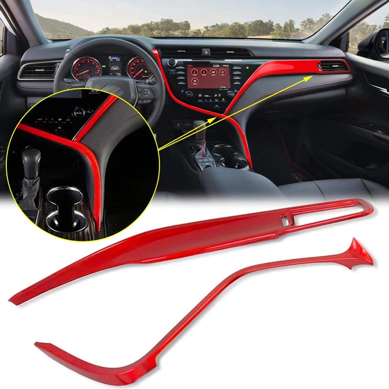 Car Center Control Console Strip Molding Cover Trim+Passenger Seat Panel Trims Decoration Kit for Toyota Camry 2018-2020
Car Center Control Console Strip Molding Cover Trim+Passenger Seat Panel Trims Decoration Kit for Toyota Camry 2018-2020