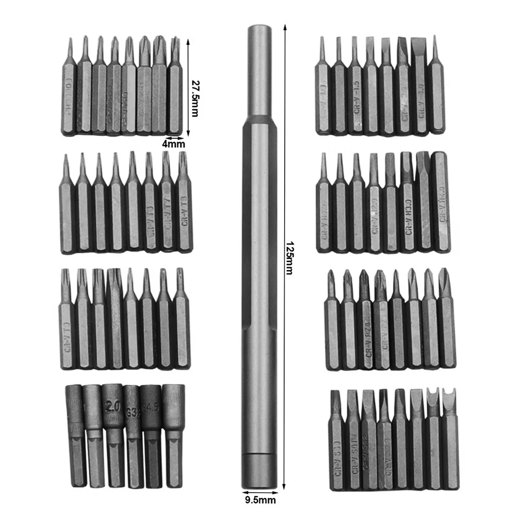 63 In 1 Screwdriver Set Precision Magnetic Screw Driver Bits Torx Hex Bit Handle Mobile Phone Repair Screwdrive Kit Tools
63 In 1 Screwdriver Set Precision Magnetic Screw Driver Bits Torx Hex Bit Handle Mobile Phone Repair Screwdrive Kit Tools