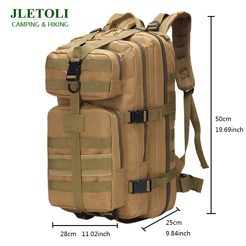 JLETOLI 35L Hiking Bag Military Tactical Backpack Waterproof Camouflage Backpack Outdoor Camping Bag Hunting Backpack
JLETOLI 35L Hiking Bag Military Tactical Backpack Waterproof Camouflage Backpack Outdoor Camping Bag Hunting Backpack