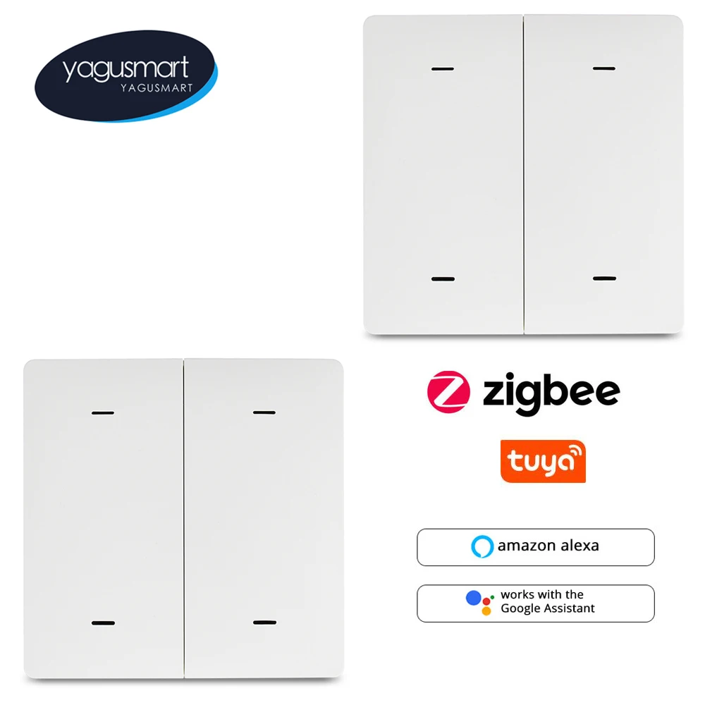 Кнопочный Беспроводной Выключатель Yagusmart Tuya Zigbee, 4 клавиши, сценический переключатель, работает с Alexa Google Home, дистанционное управление через ...
Кнопочный Беспроводной Выключатель Yagusmart Tuya Zigbee, 4 клавиши, сценический переключатель, работает с Alexa Google Home, дистанционное управление через ...