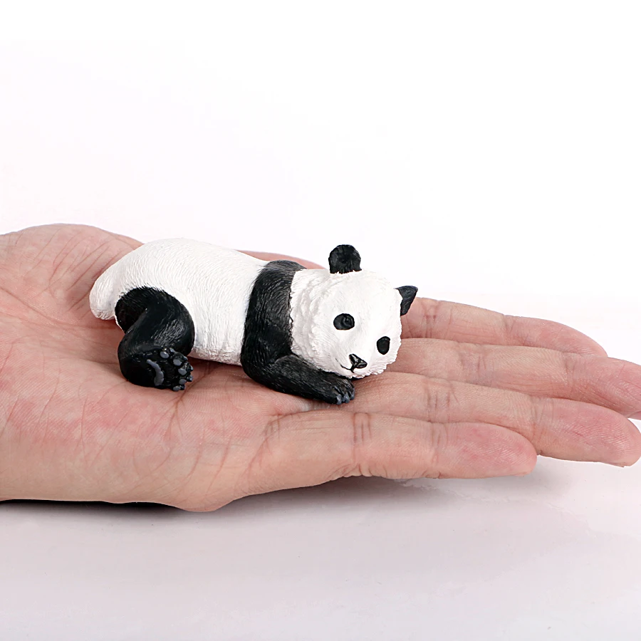 Реалистичная фигурка панды коллекционная игрушка игровой набор топпер для торта